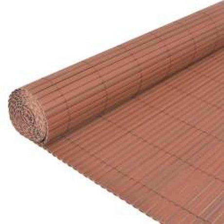 Ogrodzenie ogrodowe dwustronne Vidaxx 110x400 cm brązowe
