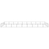 Vidaxl Dog hodera 27 m² stalowy srebrny kolor