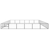 Vidaxl Dog hodera 60 m² stalowa czarna