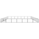 Vidaxl Dog Kennel 70 m² stalowa czarna