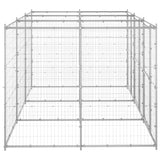 Vidaxl Dog hodera 7,26 m² stal ocynkowana
