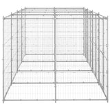 Vidaxl Dog Kennel 9,68 m² stal ocynkowana