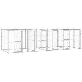 Vidaxl Dog hodera 14,52 m² stal ocynkowana