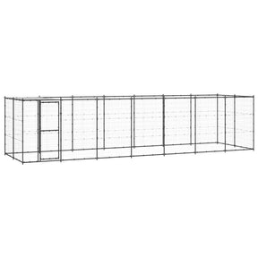 Vidaxl Dog Hodel z dachem 16,94 m² stal