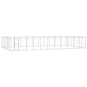 Buda dla psa VidaXL o powierzchni 79,86 m², stal ocynkowana