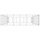 Buda dla psa VidaXL o powierzchni 79,86 m², stal ocynkowana