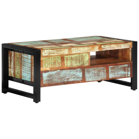 Vidaxl salontafel 100x50x41 cm massief gerecycled hout