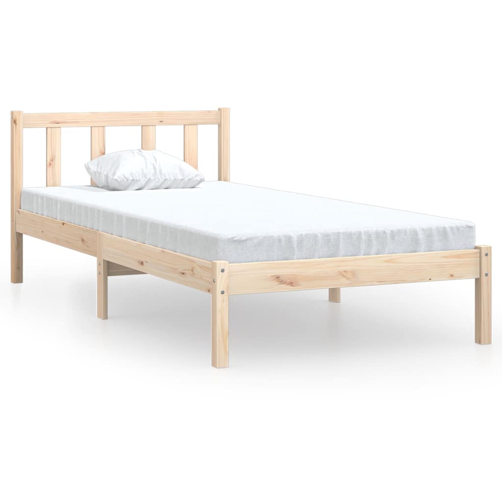 Vidaxl bedframe massief grenenhout 90x200 cm