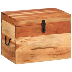 Vidaxl opbergbox 39x28x31 cm massief acaciahout