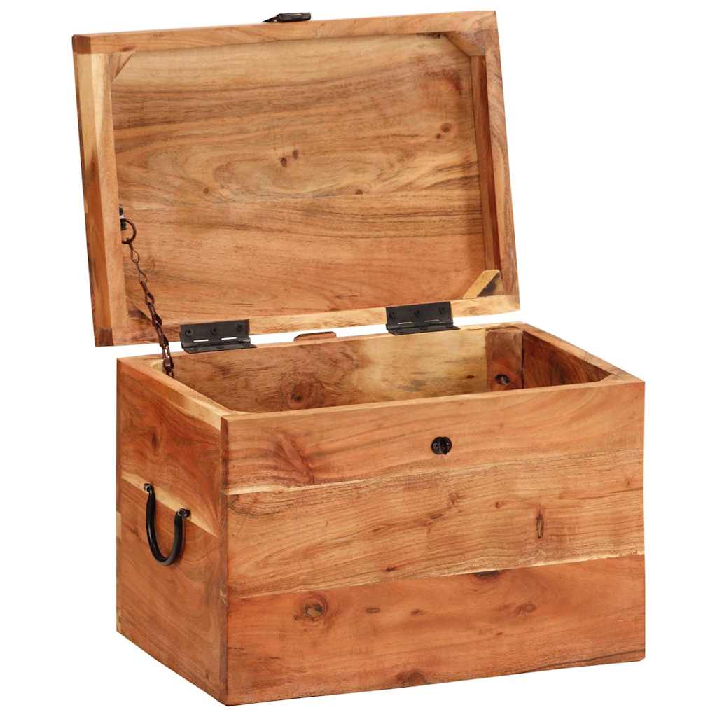 Vidaxl opbergbox 39x28x31 cm massief acaciahout