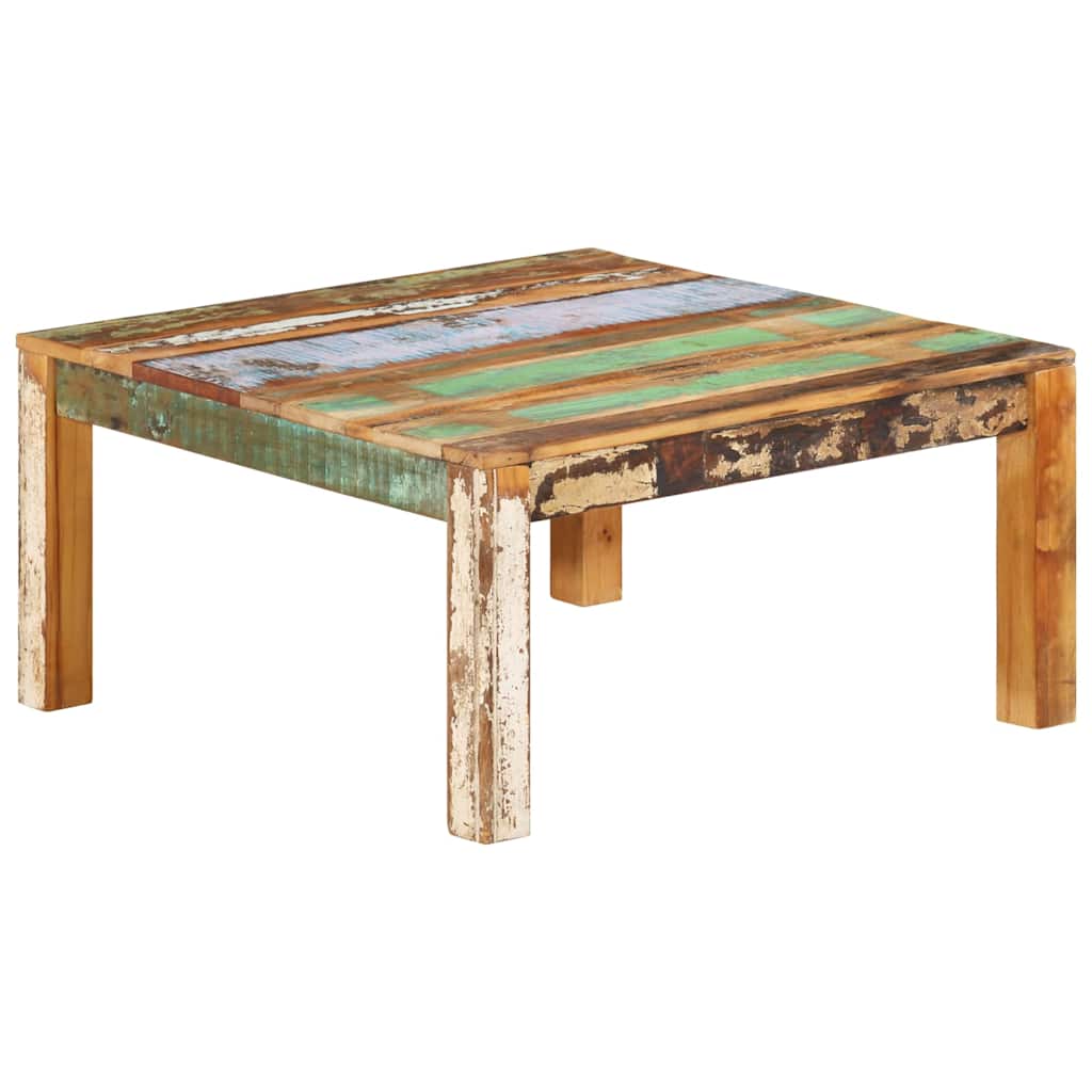 Vidaxl salontafel 80x80x40 cm massief gerecycled hout