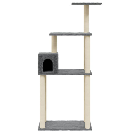 Vidaxl Cat Scrating Post z Sisal Scrating słupki 147 cm ciemnoszary