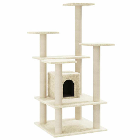Vidaxl Cat Scrating Post z Sisal Scratosing Posts 110 cm kremowy