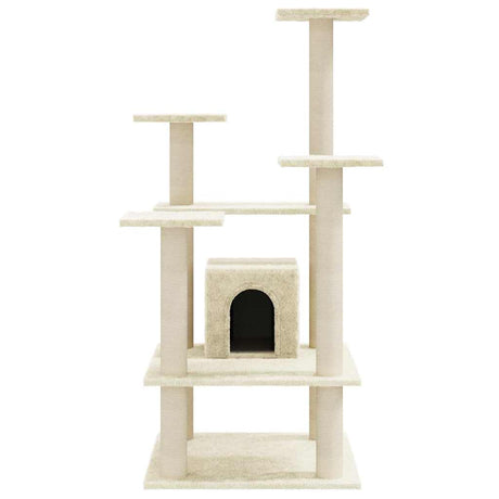 Vidaxl Cat Scrating Post z Sisal Scratosing Posts 110 cm kremowy