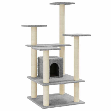 Vidaxl Cat Scrating Post z Sisal Scrating słupki 110 cm jasnoszary