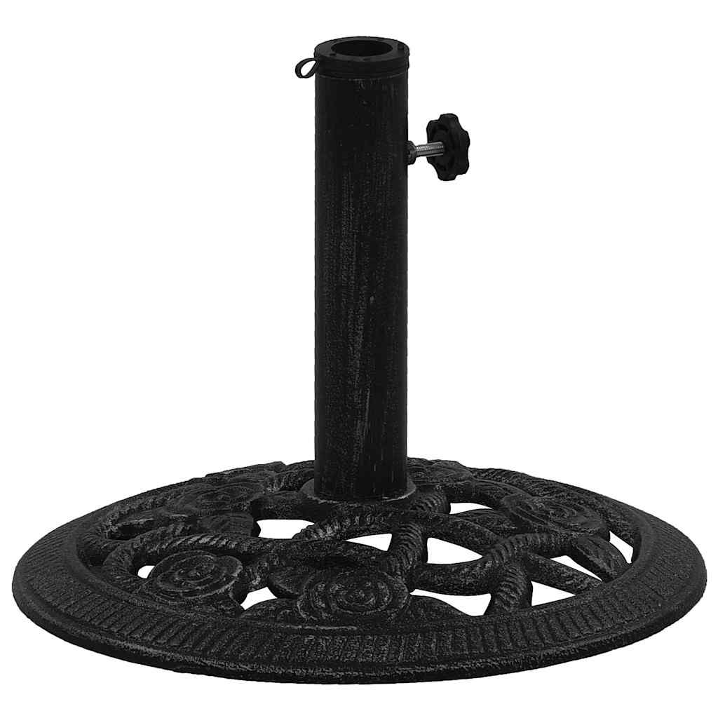 Vidaxl Parasol stopa 40x40x32 cm żeliwna czarna