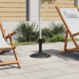 Vidaxl Parasol stopa 40x40x32 cm żeliwna czarna