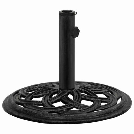 Vidaxl parasol stopa 44x44x31 cm żeliwna czarna
