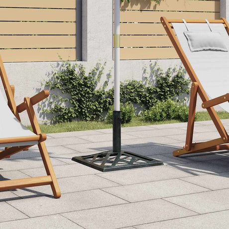 Vidaxl parasol stopa 44x44x31 cm żeliwna zieleń