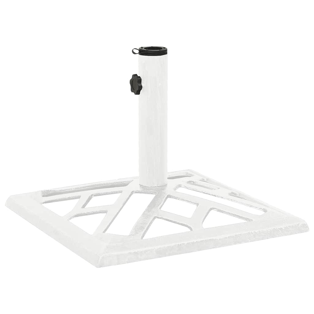 Vidaxl Parasol stopa 44x44x31 cm żeliwna biała