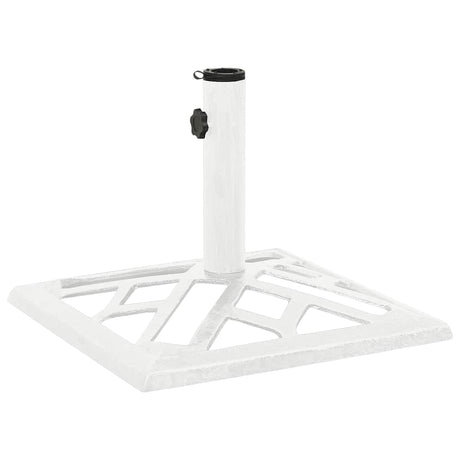 Vidaxl Parasol stopa 44x44x31 cm żeliwna biała