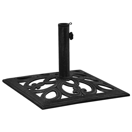 Vidaxl parasol stopa 47x47x33 cm żeliwna czarna