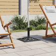 Vidaxl parasol stopa 47x47x33 cm żeliwna czarna