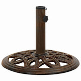 Vidaxl Parasol stopa 40x40x32 cm żeliwa z brązu