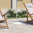 Podstawa parasola VidaXL 45x45x30 cm, żeliwna, biała
