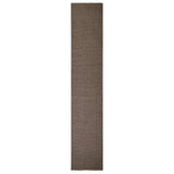 Dywan vidaxl 66x350 cm naturalny siisal brązowy