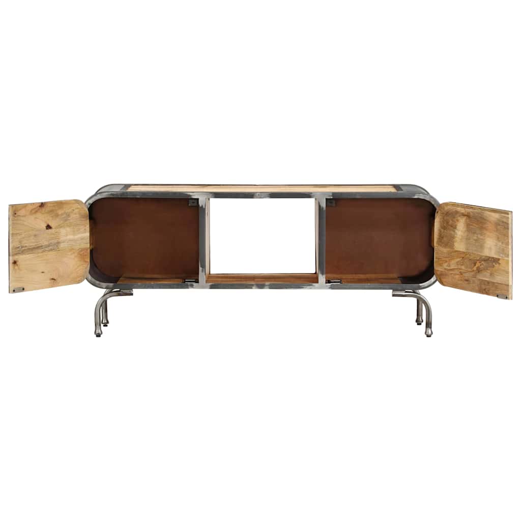 Vidaxl tv-meubel 110x30x42 cm massief mangohout