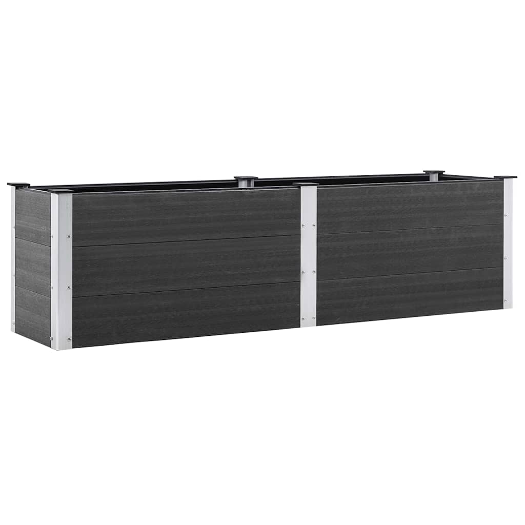Vidaxl Sadzarka podniesiona 200x50x54 cm HKC Gray