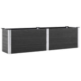 Vidaxl Sadzarka podniesiona 200x50x54 cm HKC Gray