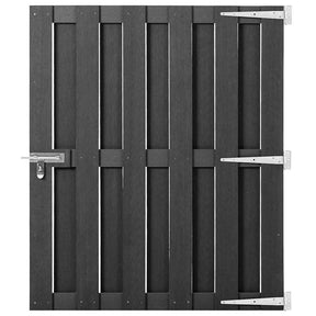 Brama Vidaxxl 100x112 cm hkc szara