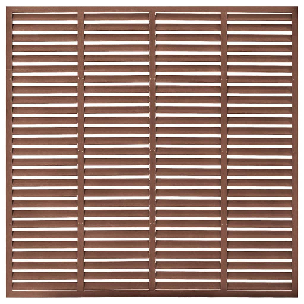 Vidaxl Louvre Schutting 180x180 cm HKC Brown