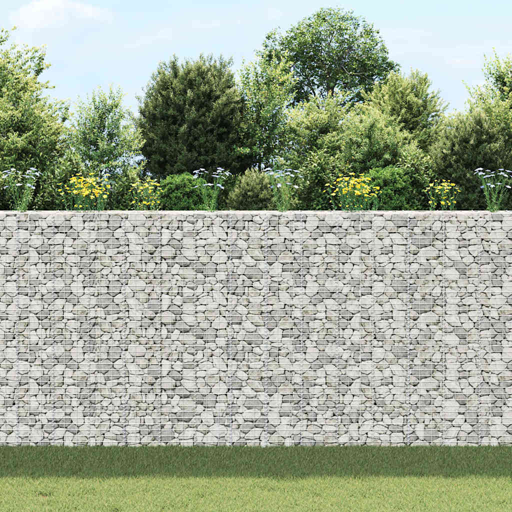 Vidaxl Schanskorf Planters 3 STIOND 30x30x200 cm Żelazo