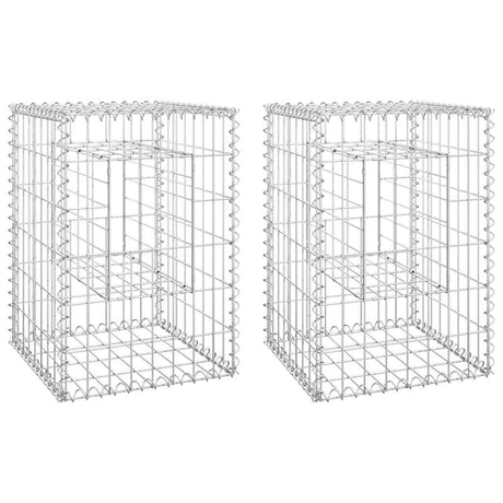 Vidaxl Schans Baskets 2 szt. 40x40x60 cm żelazo