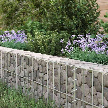 Vidaxl Gabion Sadzarka podniesiona 800x100x20 cm ocynkowana stal