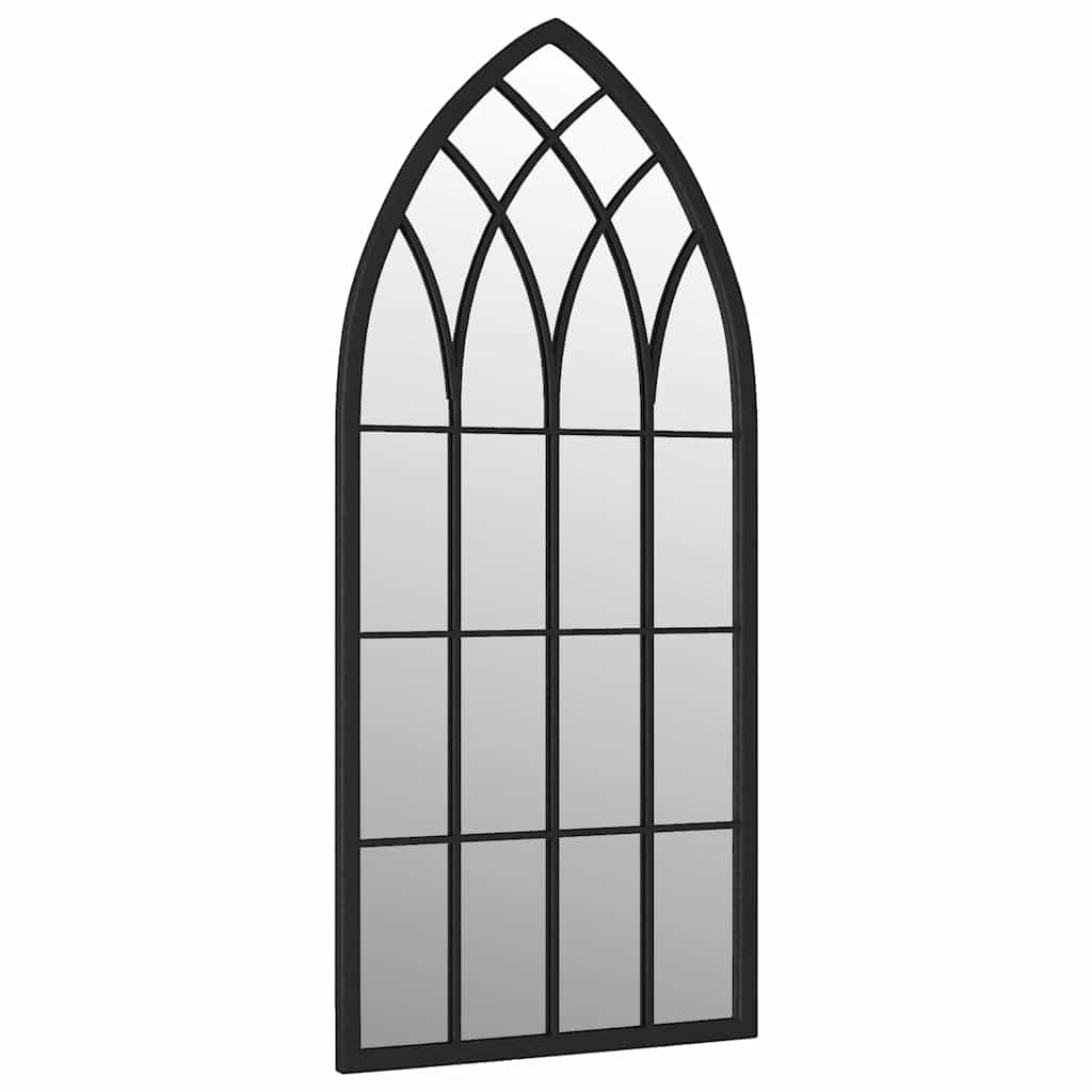 Vidaxl Garden Mirror 70x30 cm żelaza czarna