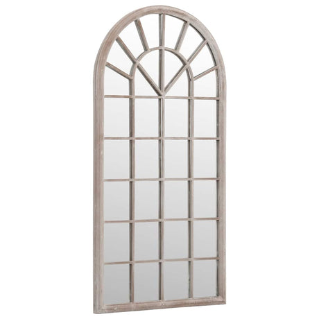 Lustro ogrodowe VidaXL 90x45 cm w kolorze żelaznego piasku