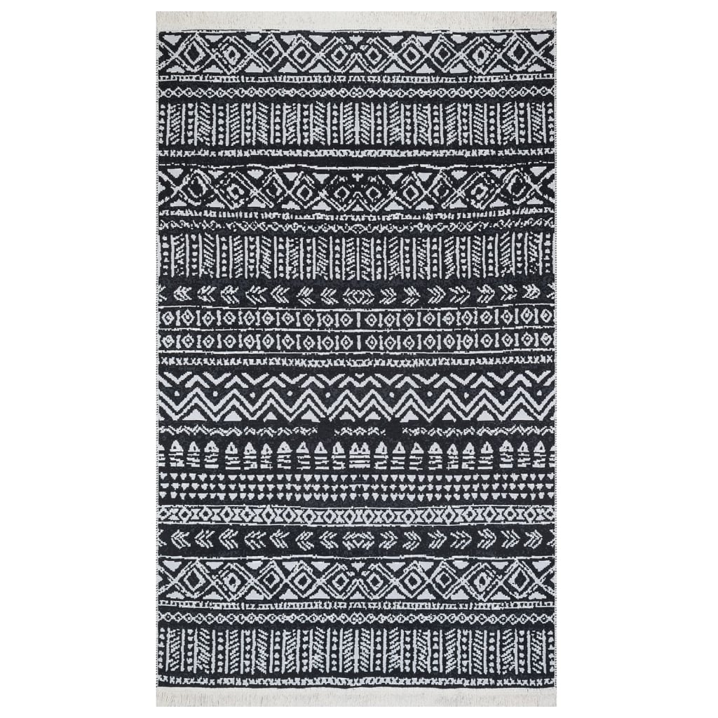 Dywan vidaxl 160x230 cm bawełniany czarno -biały