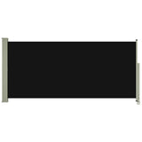 Ekran ogrodowy vidaxl rozszerzony 140x300 cm czarny