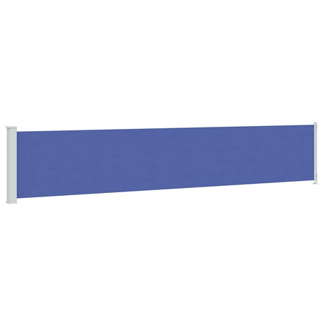 Rozsuwany parawan ogrodowy Vidaxx 117x600 cm niebieski