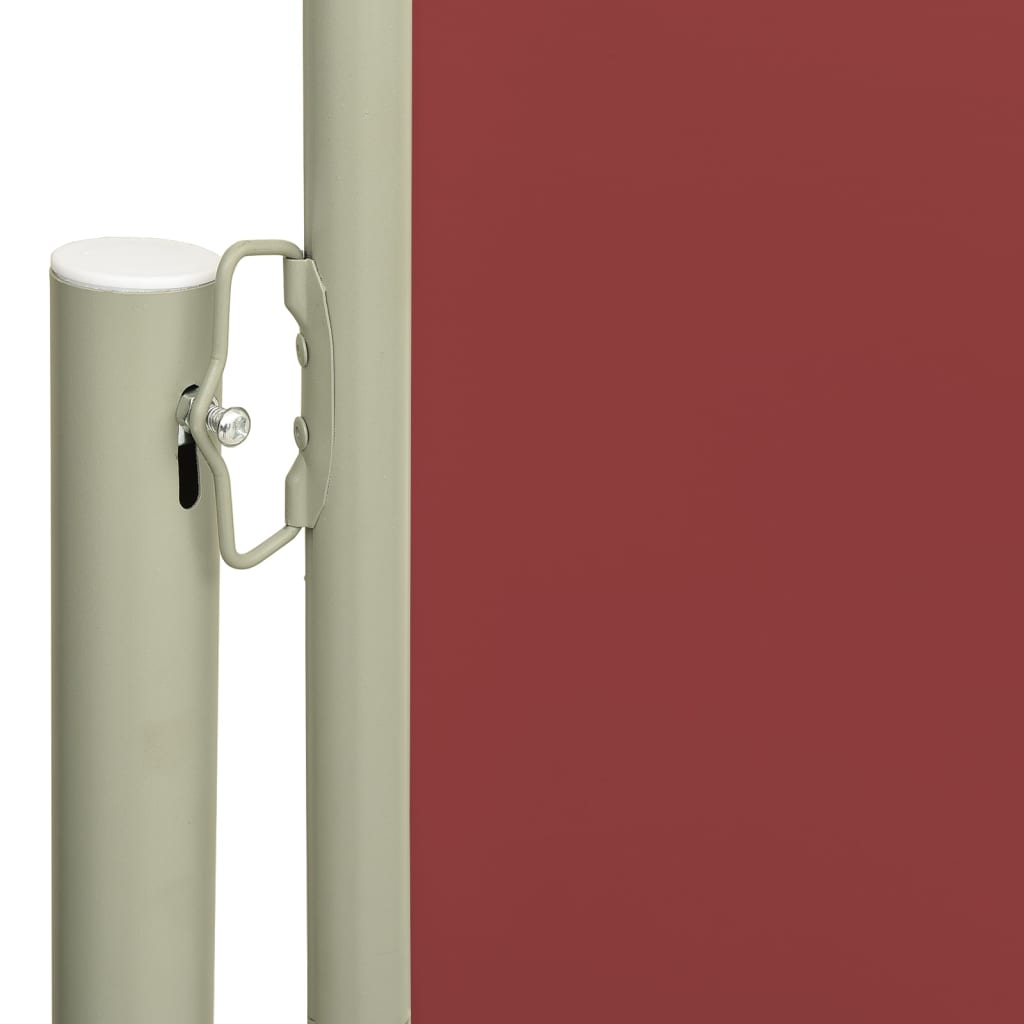 Ekran ogrodowy vidaxl rozszerzony 140x600 cm czerwony