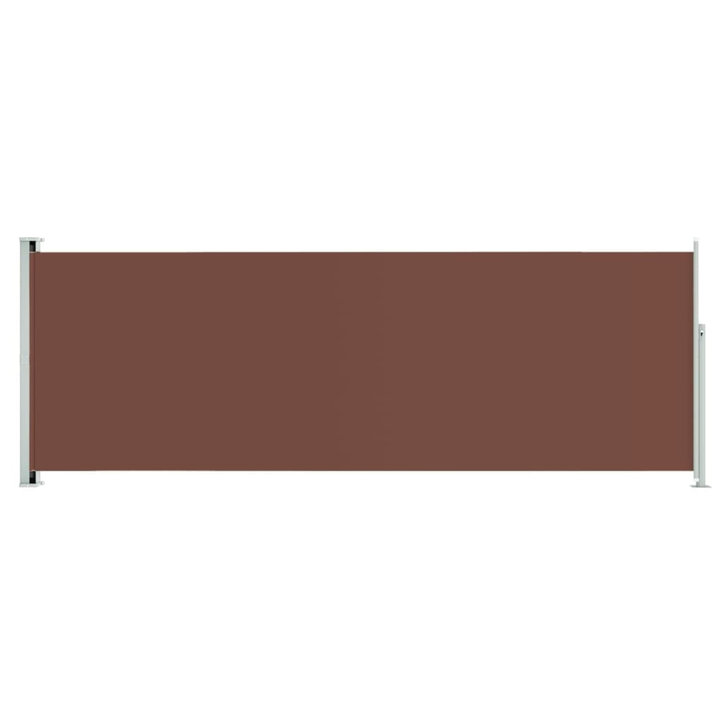 Vidaxl Garden Screen Wyciągalny 220x600 cm brąz