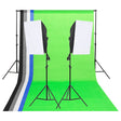 Zestaw oświetlenia Vidaxl Studio z tłem i softboxami