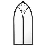 Vidaxl Mirror 70x30 cm żelaza czarna