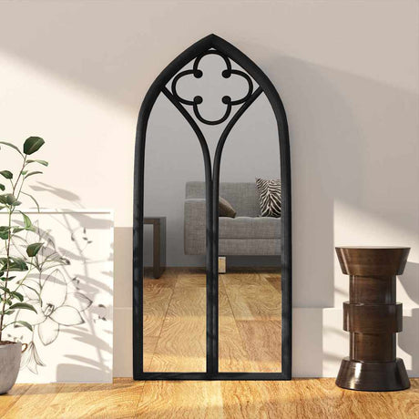 Vidaxl Mirror 70x30 cm żelaza czarna