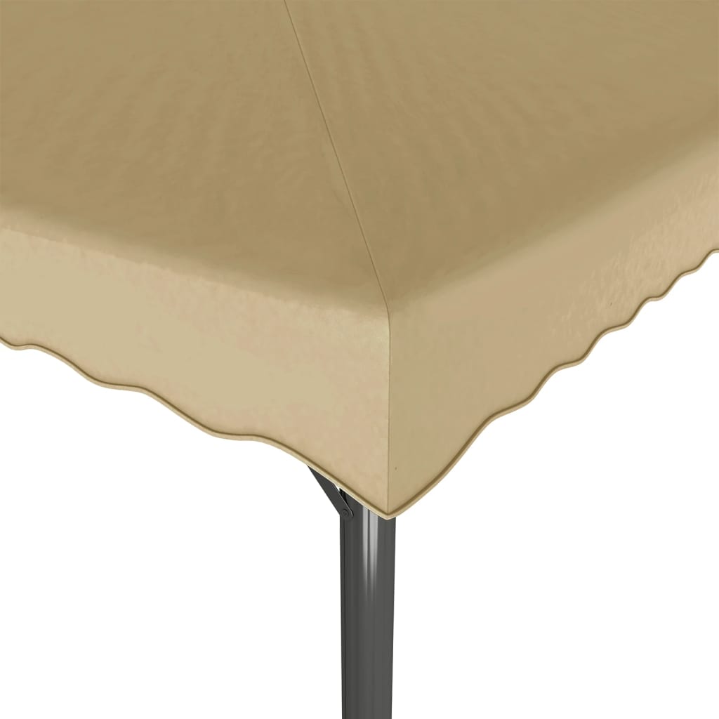 Vidaxl Arbor 3x3 M.luminium i stal taupe