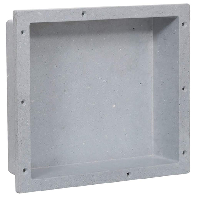 Vidaxl douchenis 41x36x10 cm matgrijs